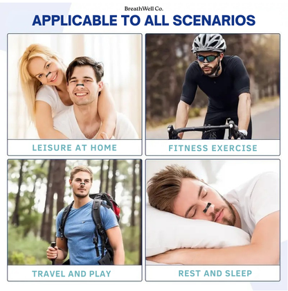 BreatheWell Co. Restful Nasal & Sport Dilator Kit, Open Your Airways. Breathe Freely Anytime. Sleep, Train And Live Better, Naturally.